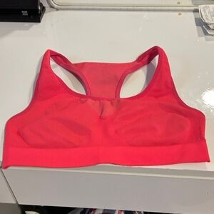 Women’s Racerback Sports Bra - Coral Pink